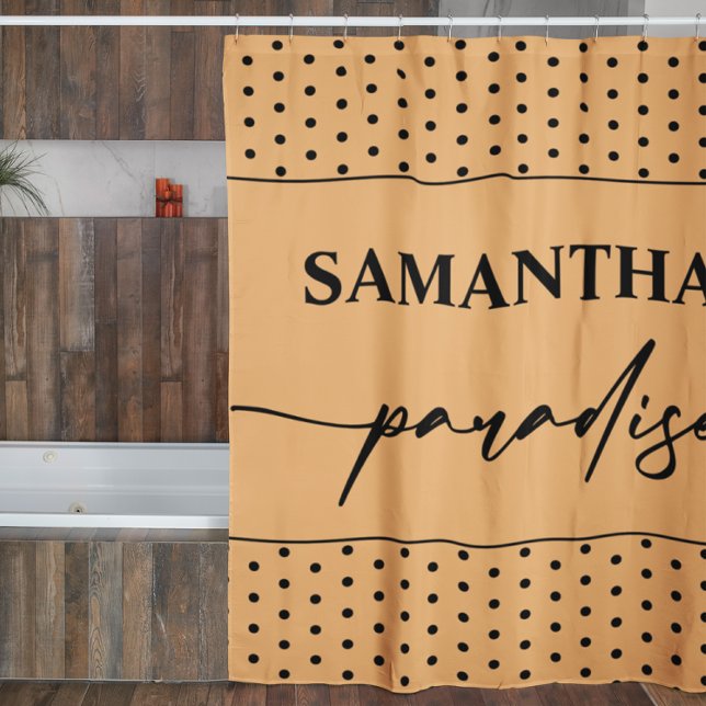 Cortina de ducha Naranja personalizada (Subido por el creador)