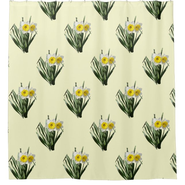 Cortina De Ducha Narciso Pequeño Tímido (Anverso)