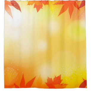 Cortina De Ducha Naturaleza de otoño de otoño de otoño