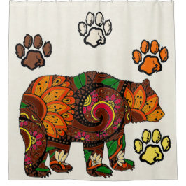 Cortina De Ducha Naturaleza elemental