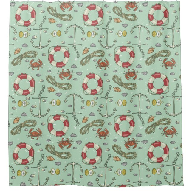 Cortina De Ducha Náutico (Anverso)