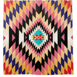 Cortina de ducha Navajo Design-7