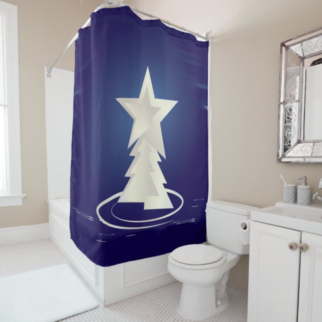 Cortina De Ducha Navidades blancos (In situ)