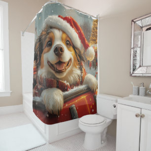Cortina De Ducha Navidades de Pascua de Pastores de Perro Anatolia