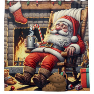Cortina De Ducha Navidades durmientes de Santa María