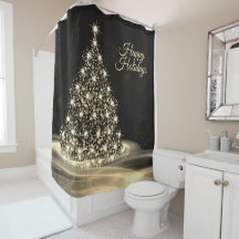 Navidades Fiesta Golden Shiny Tree Black
