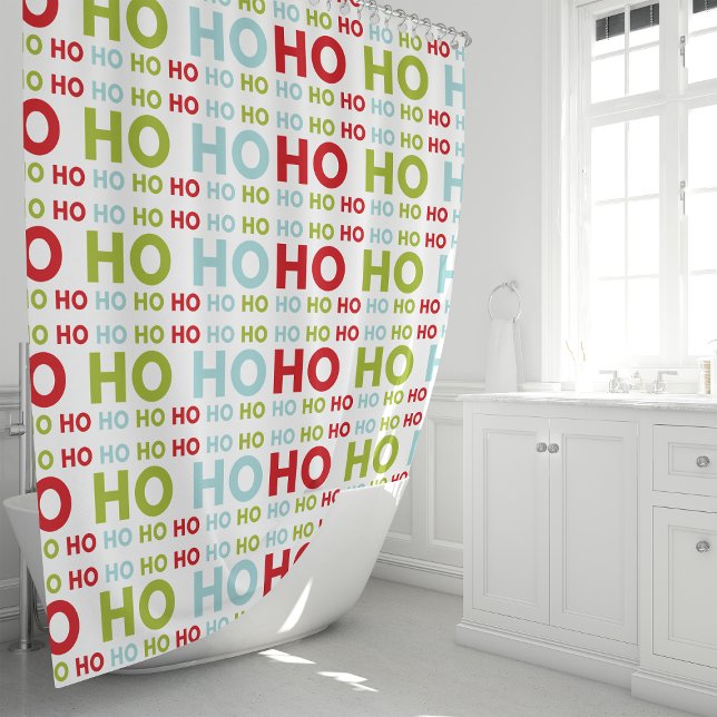 CORTINA DE DUCHA NAVIDADES HO HO HO (Subido por el creador)