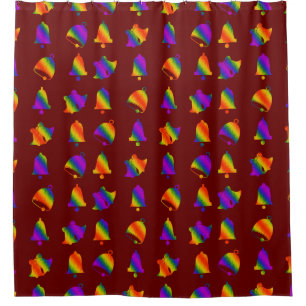 Cortina De Ducha Navidades Trippy Bells
