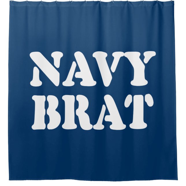 CORTINA DE DUCHA NAVY BRAT (Anverso)