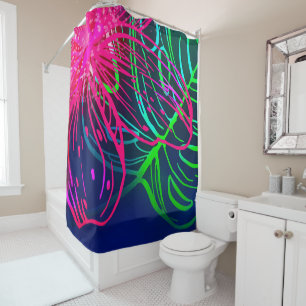Cortina De Ducha Neon Aloha