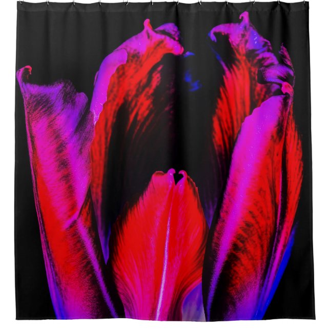 Cortina De Ducha Neon Glow Tulip (Anverso)