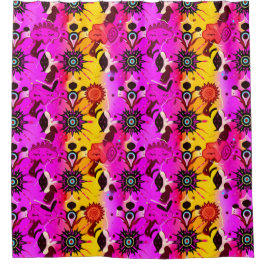 Cortina de ducha Neon Pop Culture