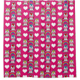 Cortina De Ducha Niñas Unicorn Pony