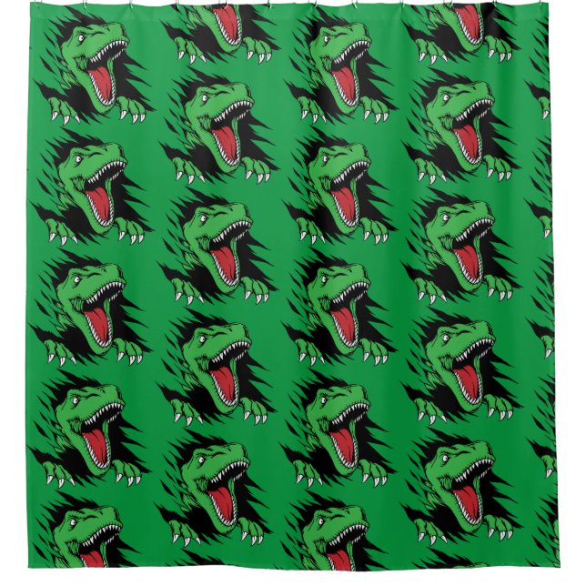 Cortina De Ducha Niños dinosaurio (Anverso)