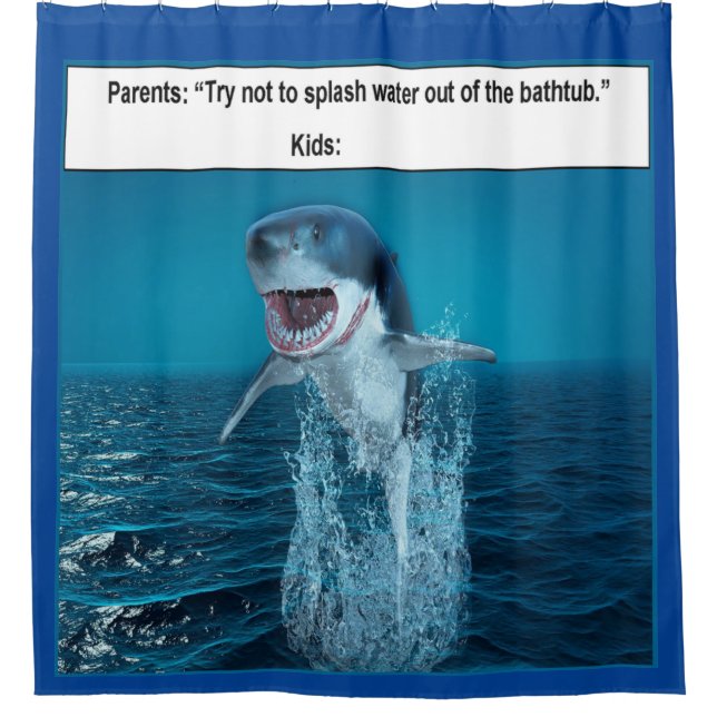 Cortina de ducha (niños en tiempo de baño) (Anverso)