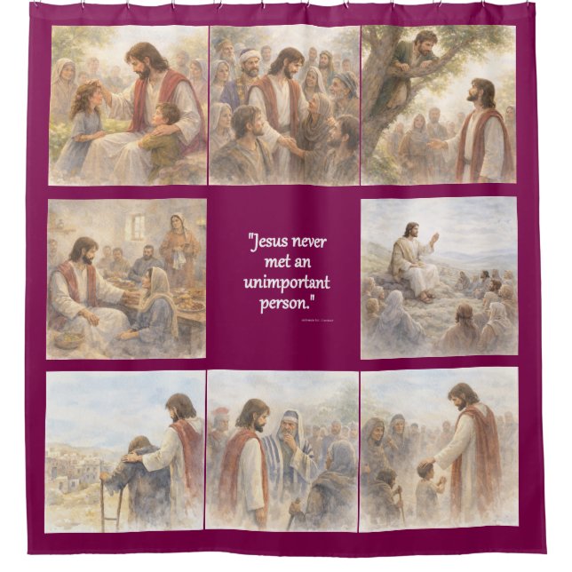 Cortina De Ducha No unimportant person (Anverso)