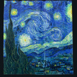 Cortina De Ducha Noche Van Gogh Starry<br><div class="desc">El famoso cuadro de Van Gogh, "La noche estrellada". Durante su estancia en el asilo de Saint Remy en los años 80, van Gogh describió las colinas onduladas y los cipreses que veía desde su ventana. Digitalmente mejorado por PixDezines. Copyright © 2008-2016 PixDezines.com™ y PixDezines™ en zazzle.com. Todos Los Derechos...</div>