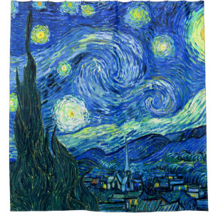 Cortina De Ducha Noche Van Gogh Starry