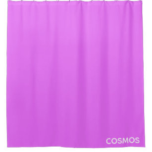 Cortina De Ducha Nombre de color púrpura Cosmos