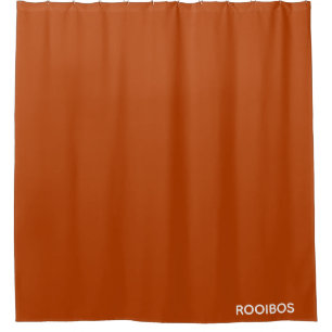 Cortina De Ducha Nombre de color rojo marrón de Rooibos