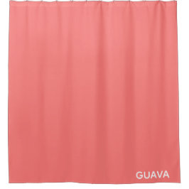 Cortina De Ducha Nombre de color rosa guayaba