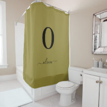 Nombre De Guión Monograma Oro Personalizado Y Negr