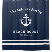 Nombre personalizado Casa de playa Ancla náutica M