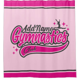 Cortina De Ducha NOMBRE personalizado Gimnasia de salto dividido de