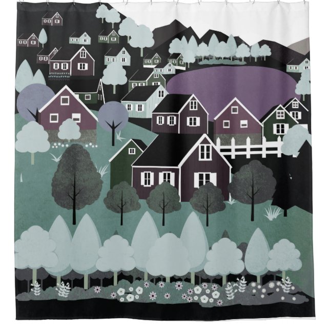 Cortina De Ducha Noruega (Anverso)