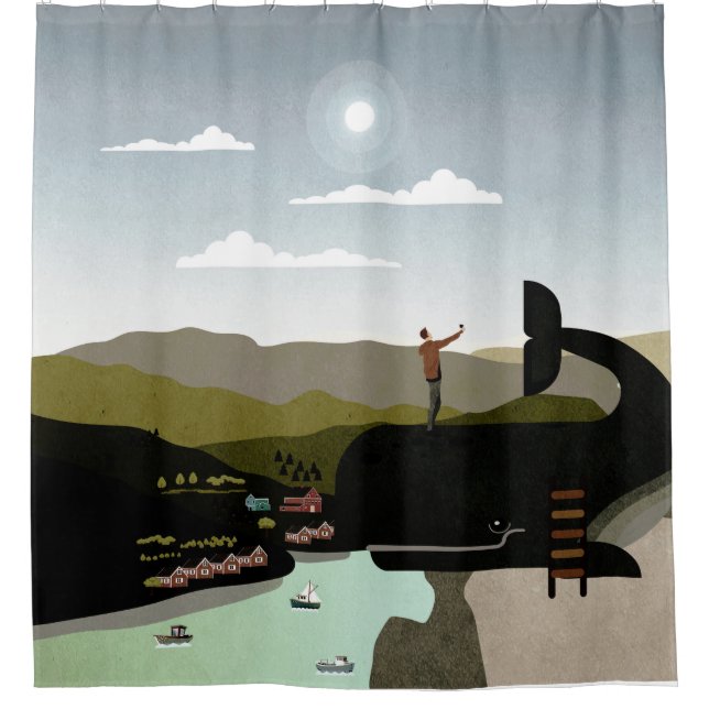 Cortina De Ducha Noruega (Anverso)