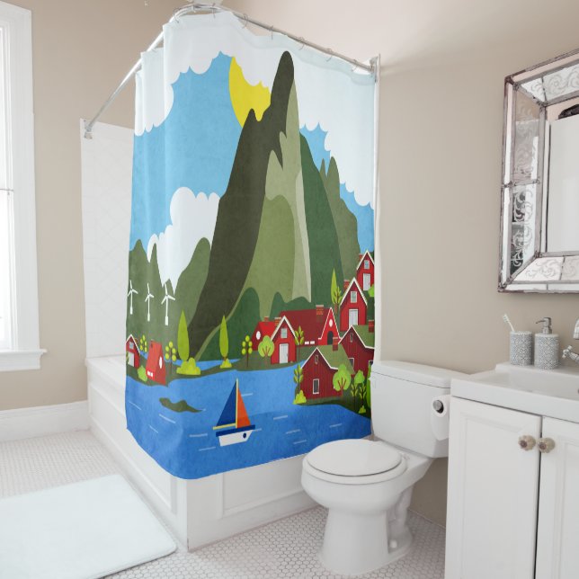 Cortina De Ducha Noruega (In situ)