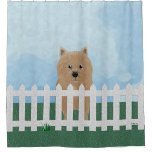 Cortina de ducha Norwich Terrier