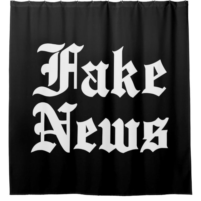 Cortina De Ducha Noticias falsas (Anverso)