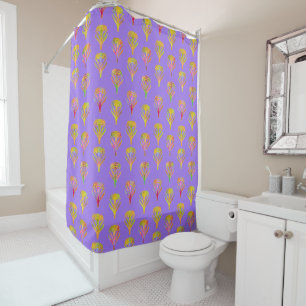 Cortina De Ducha Nouveau Riche Blooms Lilac