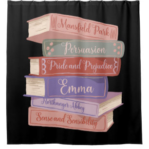 Cortina De Ducha Novelas de Jane Austen V