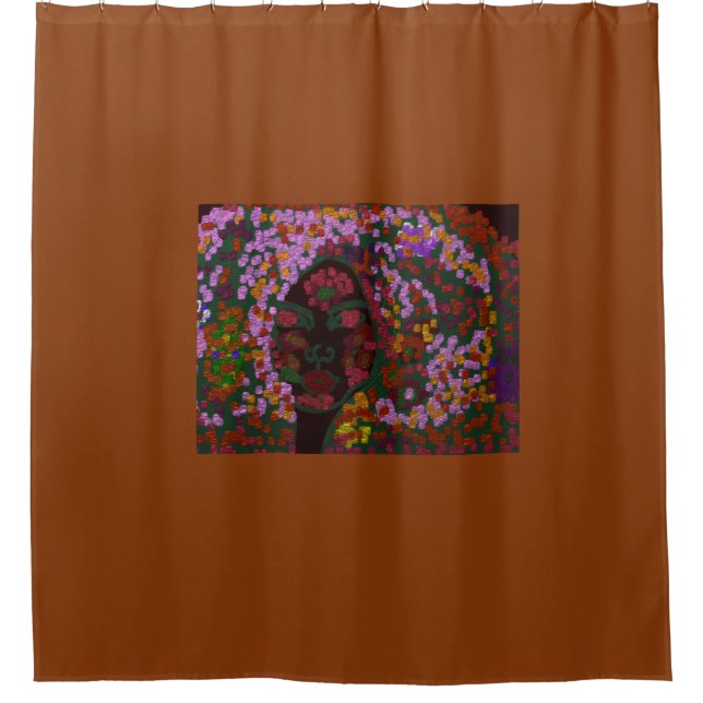 Cortina De Ducha Novia Floral (Anverso)