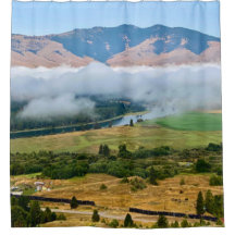 Nubes sobre el río Flathead