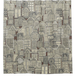 Cortina De Ducha número de ventanas