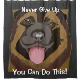 Cortina De Ducha Nunca renuncies a Pastor Alemán