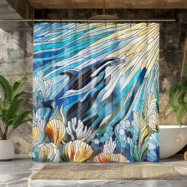 Cortina De Ducha Ocean Life - Mosaico de arte digital (Subido por el creador)