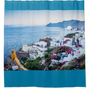Cortina De Ducha Oia, Santorini, Grecia