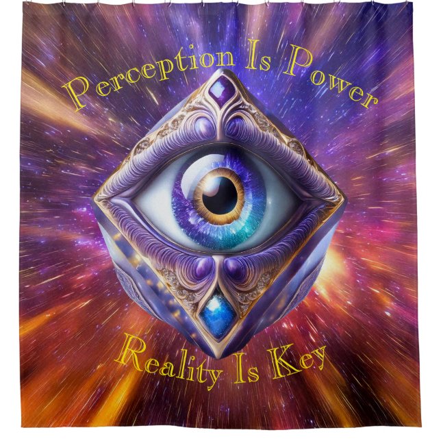 Cortina De Ducha Ojos del universo 08a (Anverso)