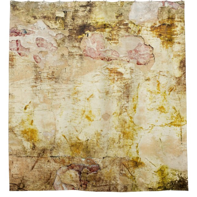 Cortina De Ducha Old damaged wall backgroundabstract, aged, archite (Anverso)