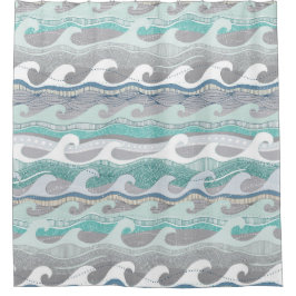 Cortina De Ducha oleaje