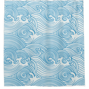 Cortina De Ducha Ondas