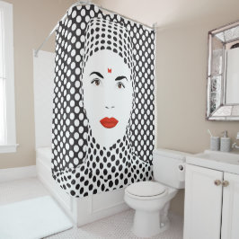 Cortina De Ducha Op art
