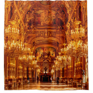 Cortina De Ducha Ópera Nacional de París Garnier en Francia