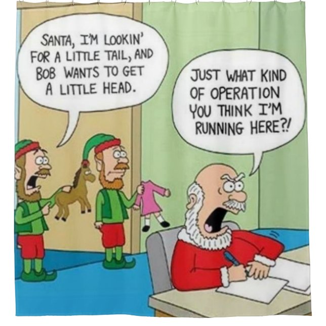 Cortina De Ducha Operación del Taller Santa (Anverso)