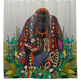 cortina de ducha orangután king pewer