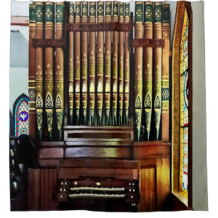 Cortina De Ducha Órgano de Tubos en Iglesia